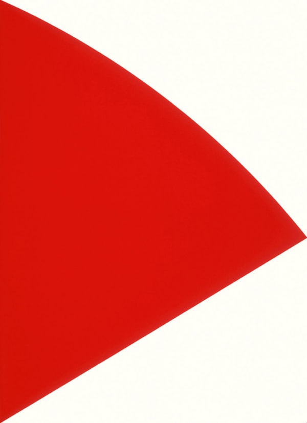 Red Curve 1993-95, lithograph on Arches 88 paper edition of 130, this edition 130/130 64.1 x 48.9 cm (framed size) Provenance: from the collection of Ellsworth Kelly
